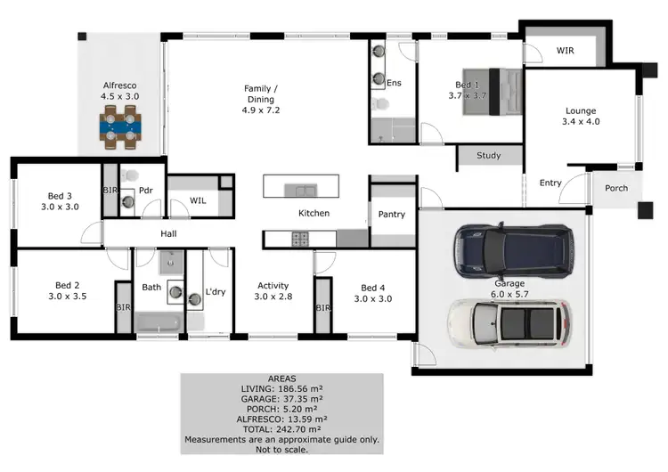 Floorplan of Homely house listing, 9 Drover Place, Thurgoona NSW 2640