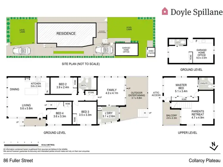 Floorplan of Homely house listing, 86 Fuller Street, Collaroy Plateau NSW 2097