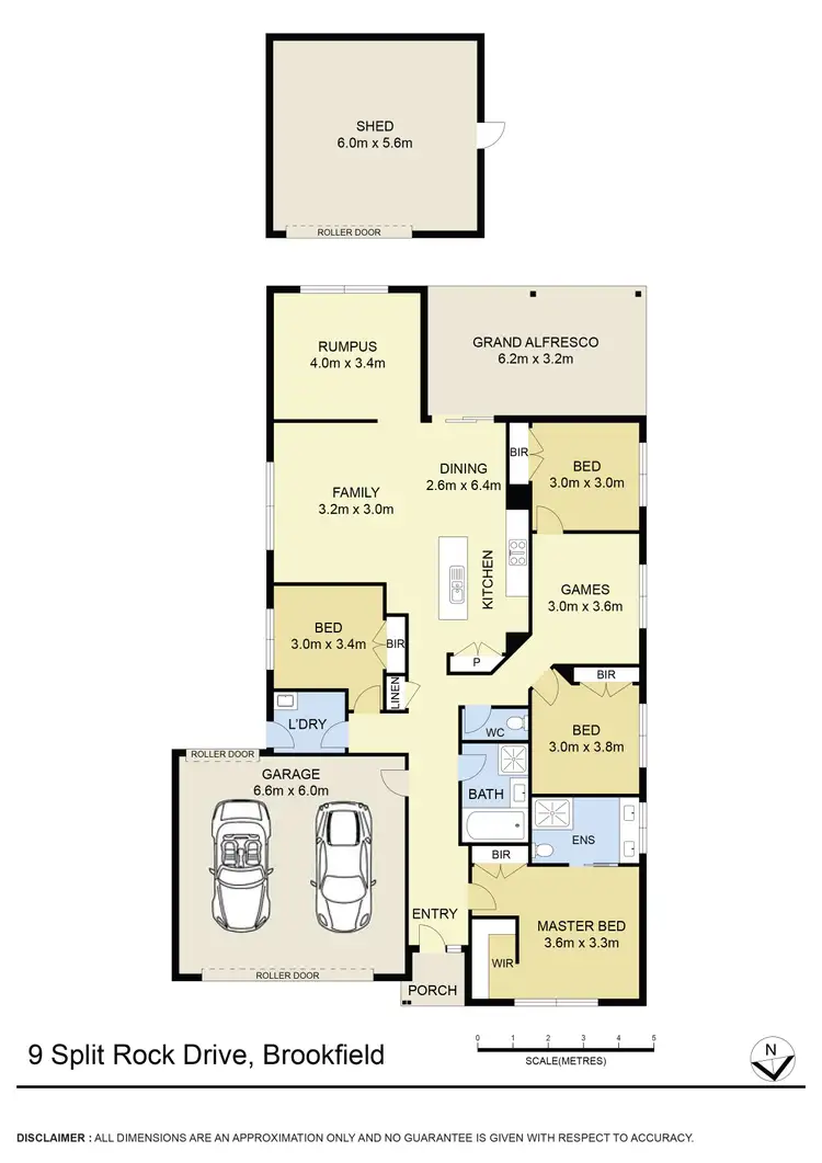 Floorplan of Homely house listing, 9 Split Rock Drive, Brookfield VIC 3338