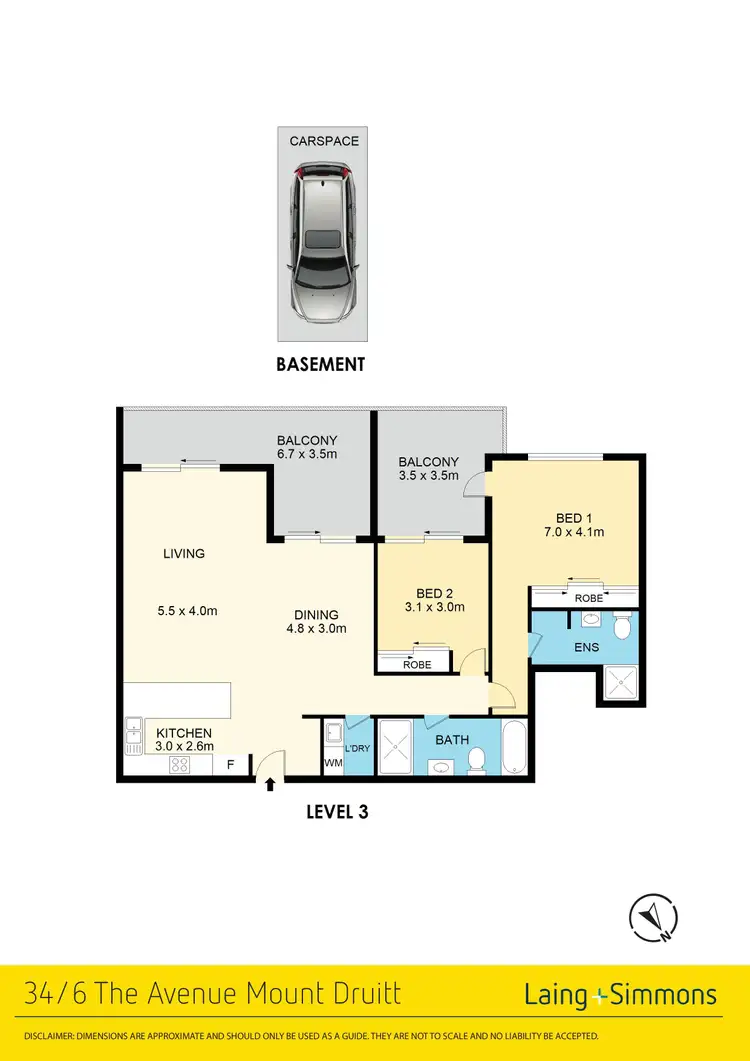 Floorplan of Homely unit listing, 34/6-12 The Avenue, Mount Druitt NSW 2770