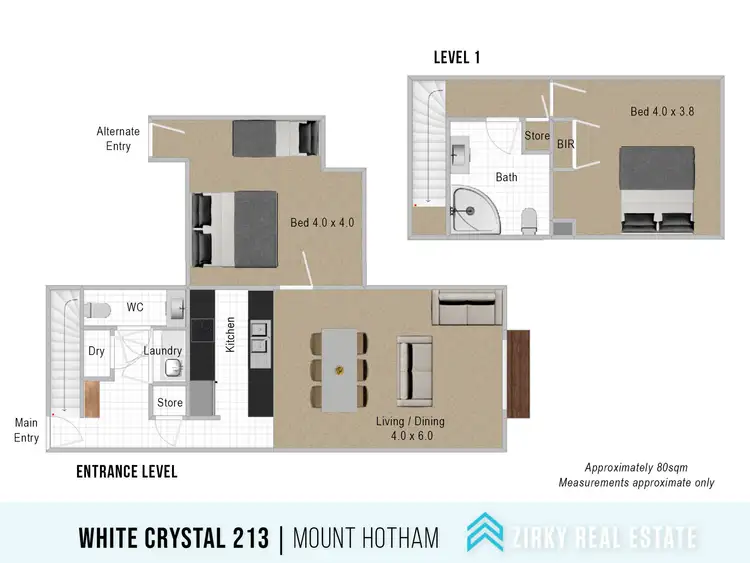 Floorplan of Homely apartment listing, 213 White Crystal, Mount Hotham VIC 3741