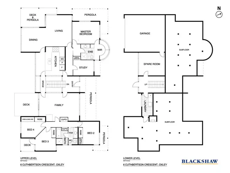 Floorplan of Homely house listing, 6 Cuthbertson Crescent, Oxley ACT 2903