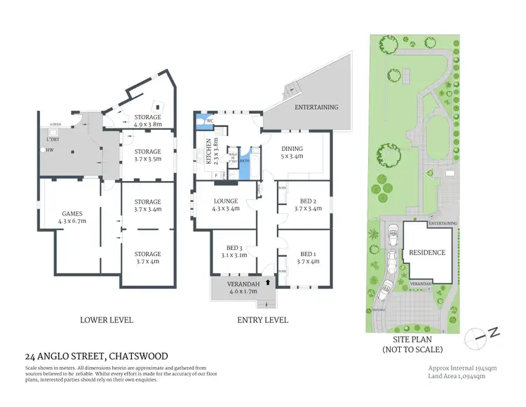 Floorplan of Homely house listing, 24 Anglo Street, Chatswood NSW 2067