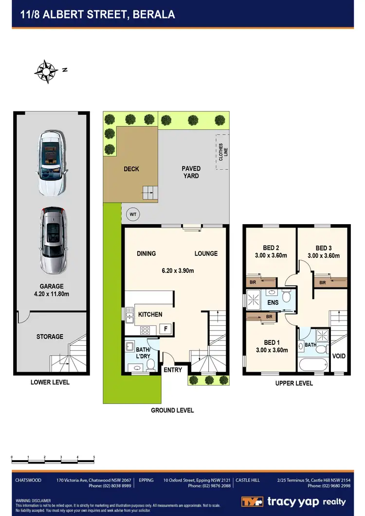 Floorplan of Homely townhouse listing, 11/8 Albert Street, Berala NSW 2141