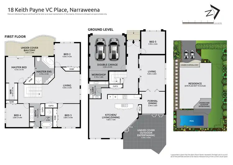 Floorplan of Homely house listing, 18 Keith Payne VC Place, Narraweena NSW 2099