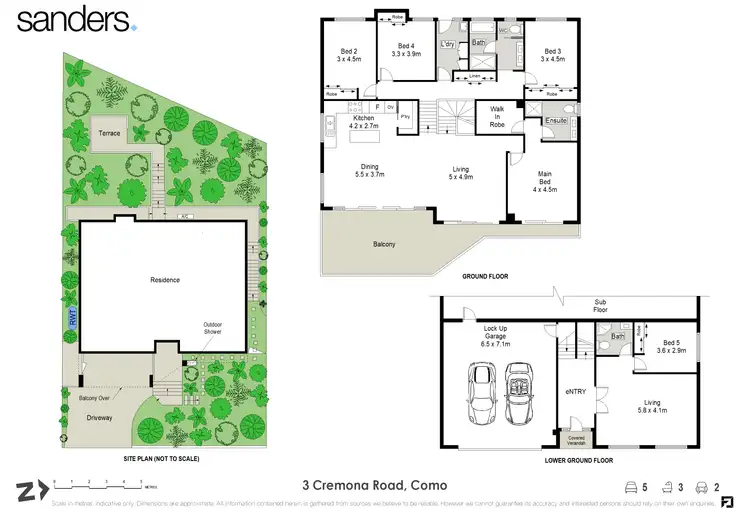 Floorplan of Homely house listing, 3 Cremona Road, Como NSW 2226