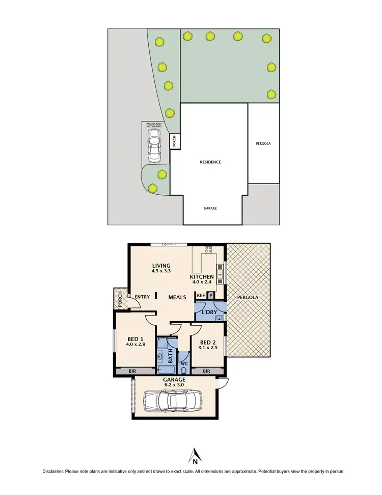 Floorplan of Homely unit listing, 1/46 Pickett Street, Reservoir VIC 3073