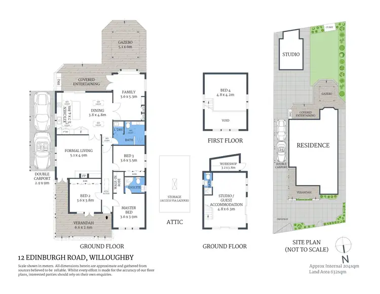 Floorplan of Homely house listing, 12 Edinburgh Road, Willoughby NSW 2068