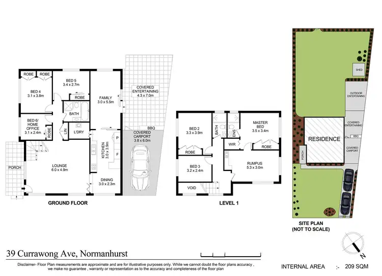 Floorplan of Homely house listing, 39 Currawong Avenue, Normanhurst NSW 2076