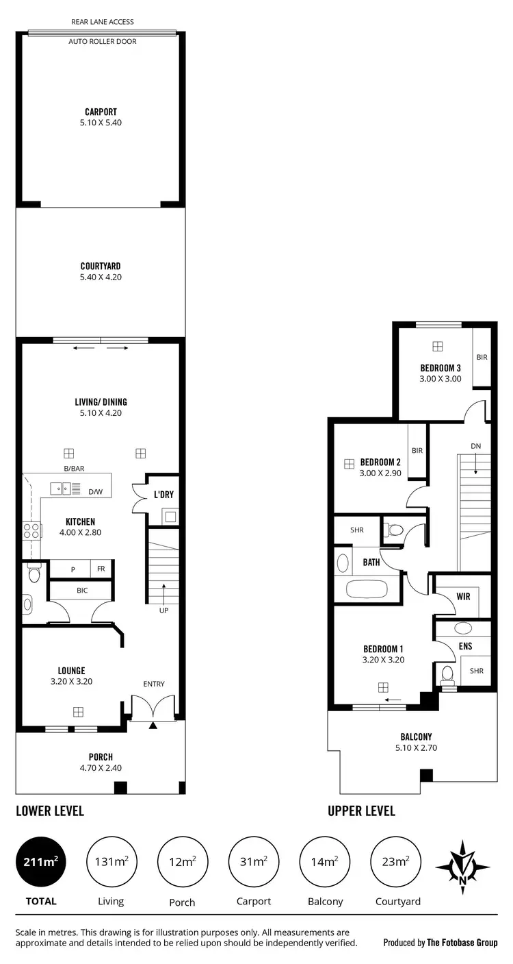 Floorplan of Homely townhouse listing, 5a Havan Lane, Munno Para SA 5115