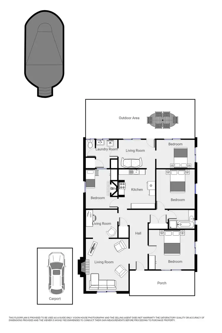 Floorplan of Homely house listing, 45 Guava Street, Red Cliffs VIC 3496