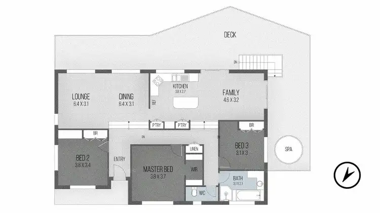 Floorplan of Homely rural property listing, 158-160 Glade Drive, Gaven QLD 4211