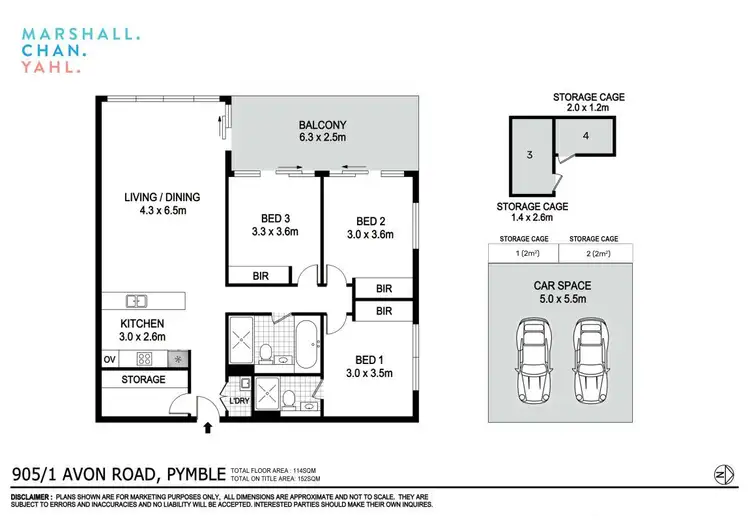 Floorplan of Homely apartment listing, B905/1 Avon Road, Pymble NSW 2073