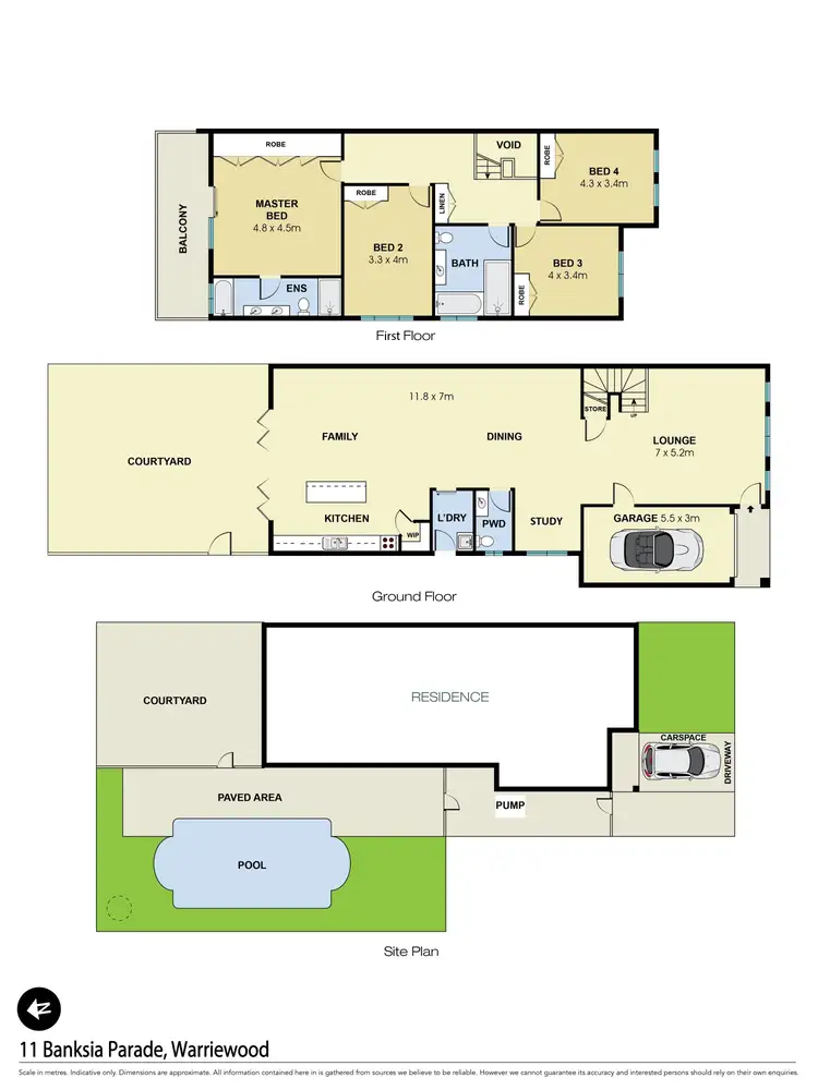 Floorplan of Homely house listing, 11 Banksia Parade, Warriewood NSW 2102