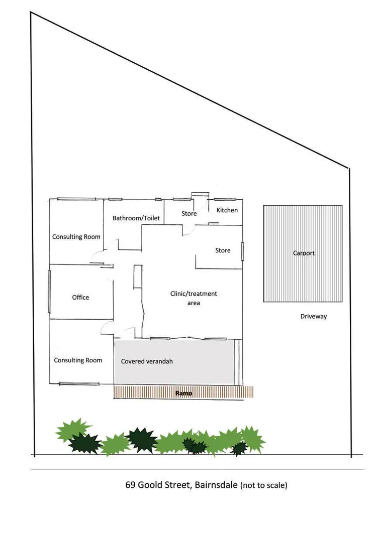 Floorplan of Homely house listing, 69 Goold Street, Bairnsdale VIC 3875