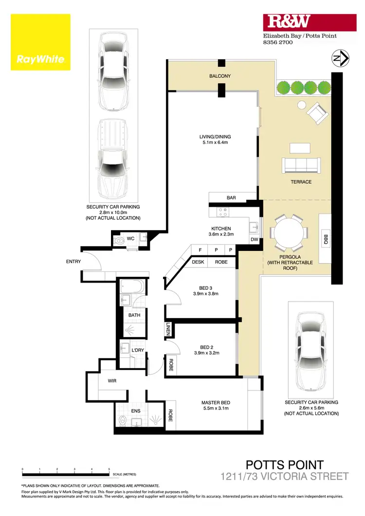 Floorplan of Homely apartment listing, 1211/73 Victoria Street, Potts Point NSW 2011
