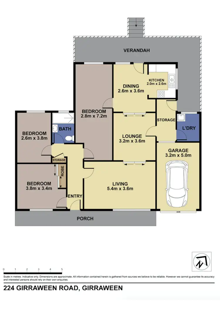 Floorplan of Homely house listing, 224 Girraween Road, Girraween NSW 2145