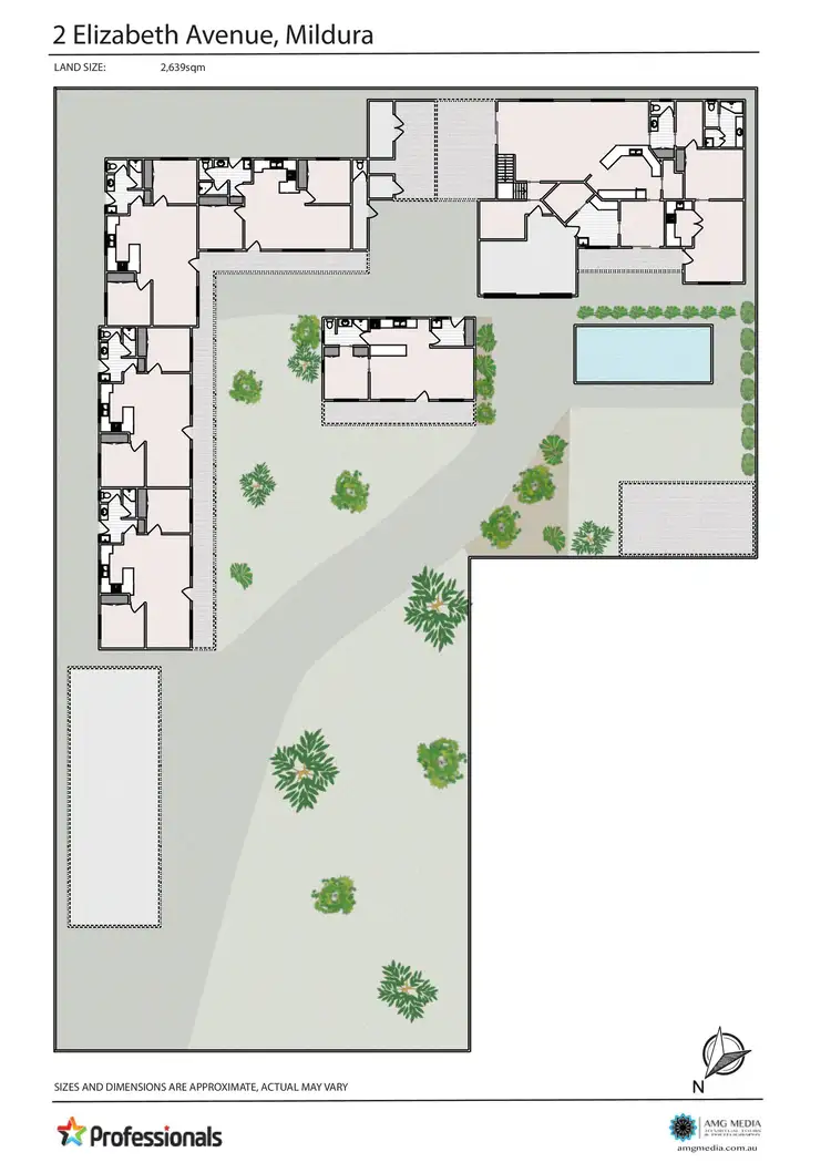 Floorplan of Homely house listing, 2-6 Elizabeth Avenue, Mildura VIC 3500