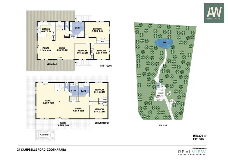 Floorplan of Homely rural property listing, 24 Campbells Road, Cootharaba QLD 4565