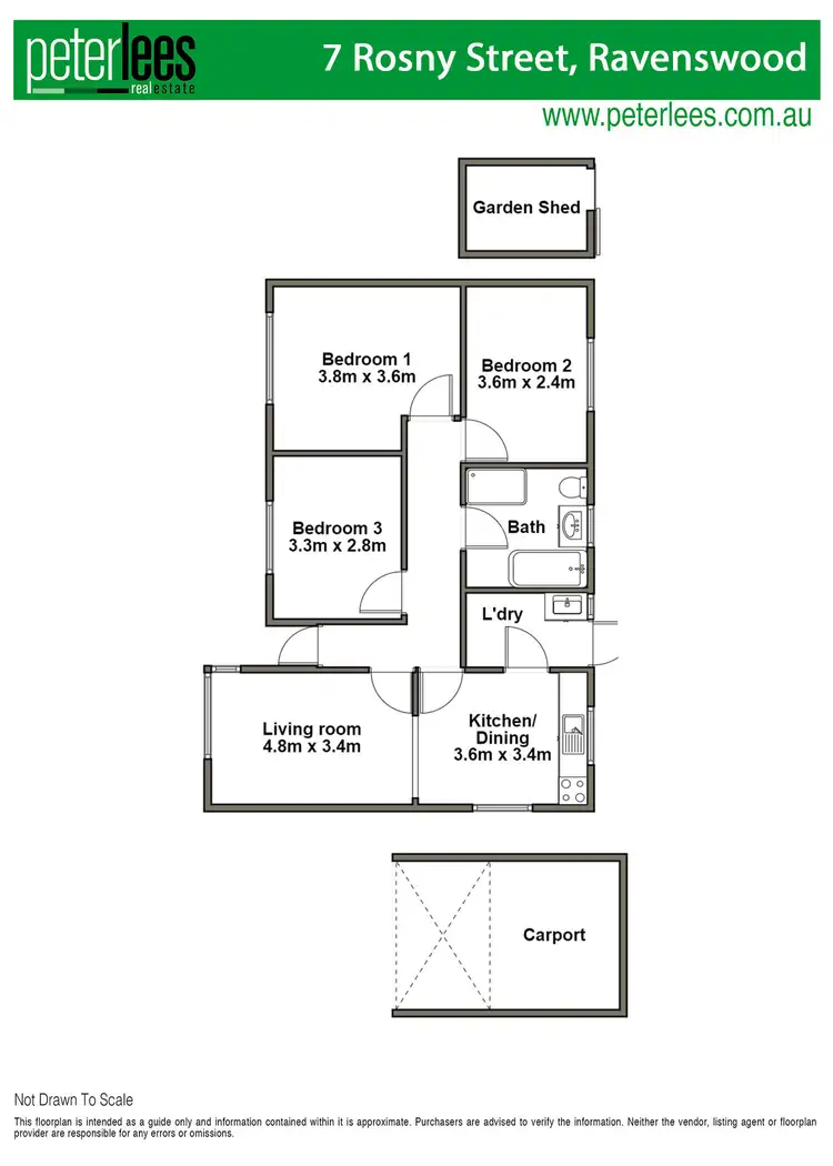 Floorplan of Homely house listing, 7 Rosny Street, Ravenswood TAS 7250