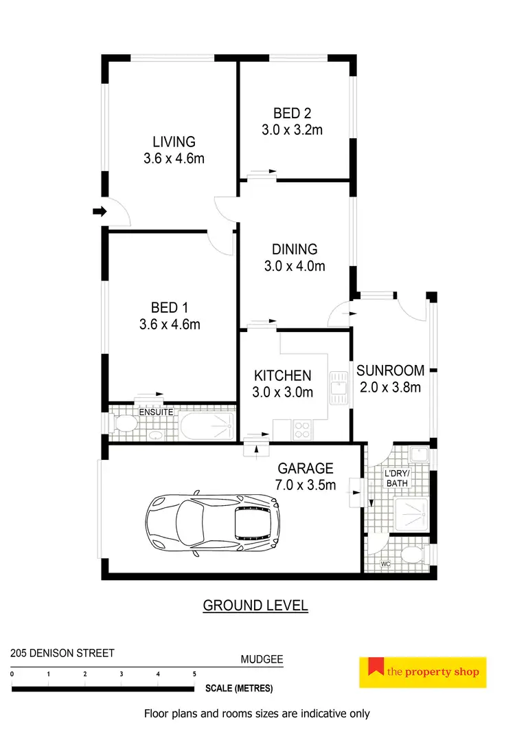 Floorplan of Homely house listing, 205 Denison Street, Mudgee NSW 2850