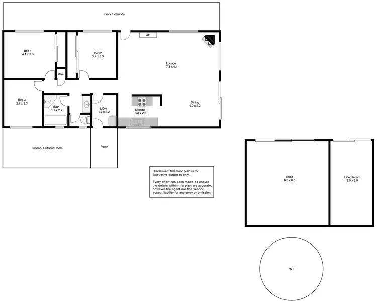 Floorplan of Homely house listing, 1-9 Weashir Street, Wangary SA 5607