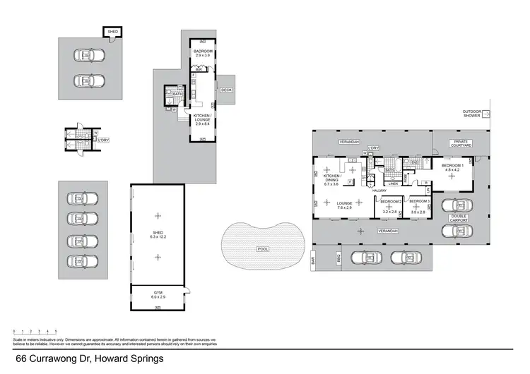 Floorplan of Homely house listing, 66 Currawong Drive, Howard Springs NT 835