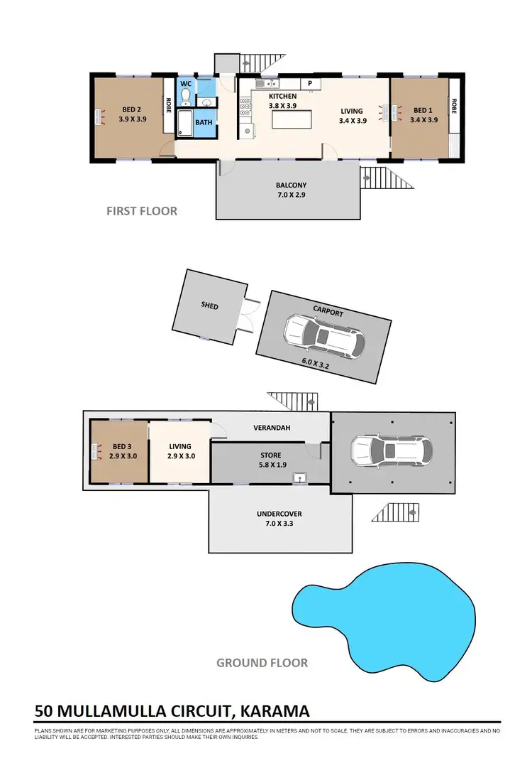 Floorplan of Homely house listing, 50 Mullamulla Circuit, Karama NT 812