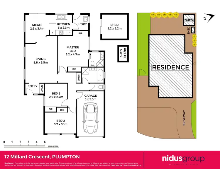 Floorplan of Homely house listing, 12 Millard Crescent, Plumpton NSW 2761