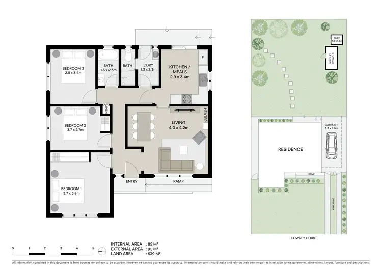 Floorplan of Homely house listing, 3 Lowrey Court, Corio VIC 3214