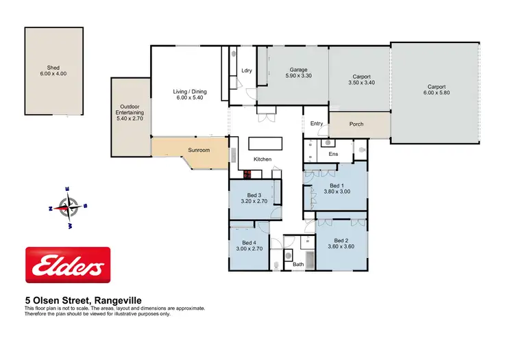 Floorplan of Homely house listing, 5 Olsen Street, Rangeville QLD 4350