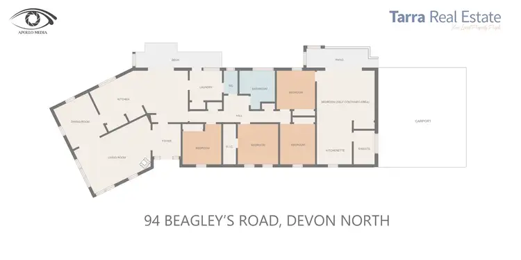 Floorplan of Homely rural property listing, 94 Beagley's Road, Devon North VIC 3971