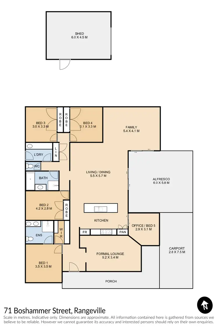 Floorplan of Homely house listing, 71 Boshammer Street, Rangeville QLD 4350