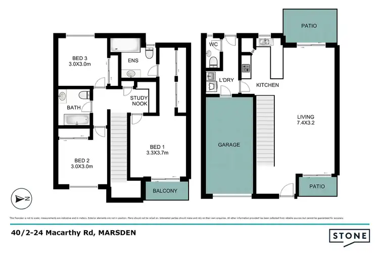 Floorplan of Homely townhouse listing, 40/2-24 Macarthy Road, Marsden QLD 4132