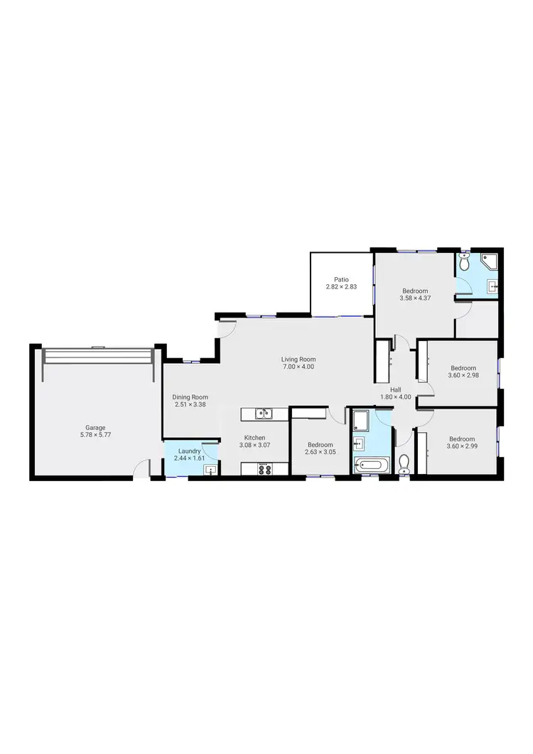 Floorplan of Homely house listing, 23 Inwood Crescent, Wodonga VIC 3690