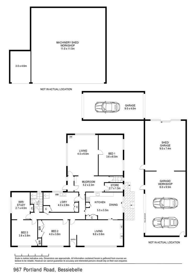 Floorplan of Homely house listing, 967 Portland Road, Bessiebelle VIC 3304