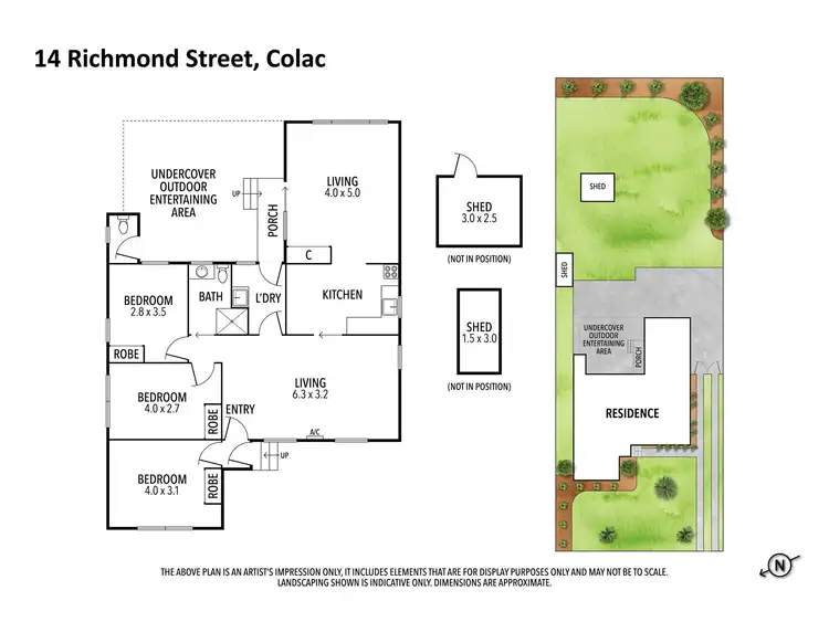 Floorplan of Homely house listing, 14 Richmond Street, Colac VIC 3250