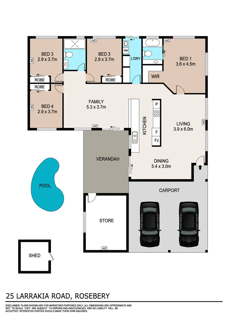 Floorplan of Homely house listing, 25 Larrakia Road, Rosebery NT 832