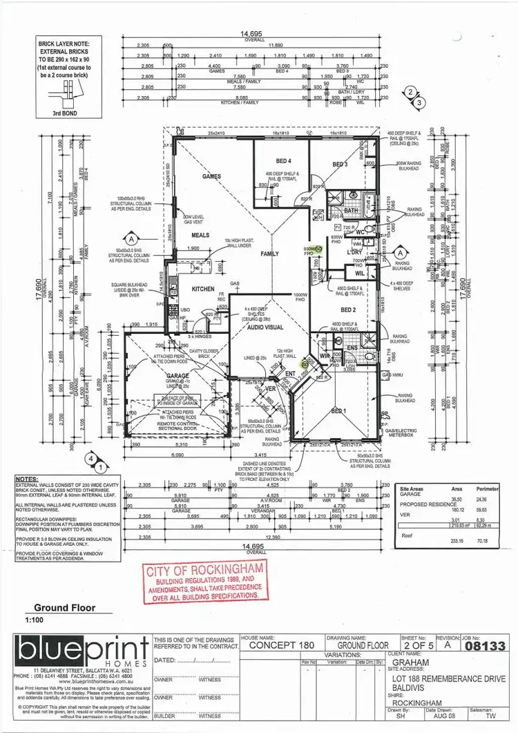 Floorplan of Homely house listing, 15 Remembrance Drive, Baldivis WA 6171