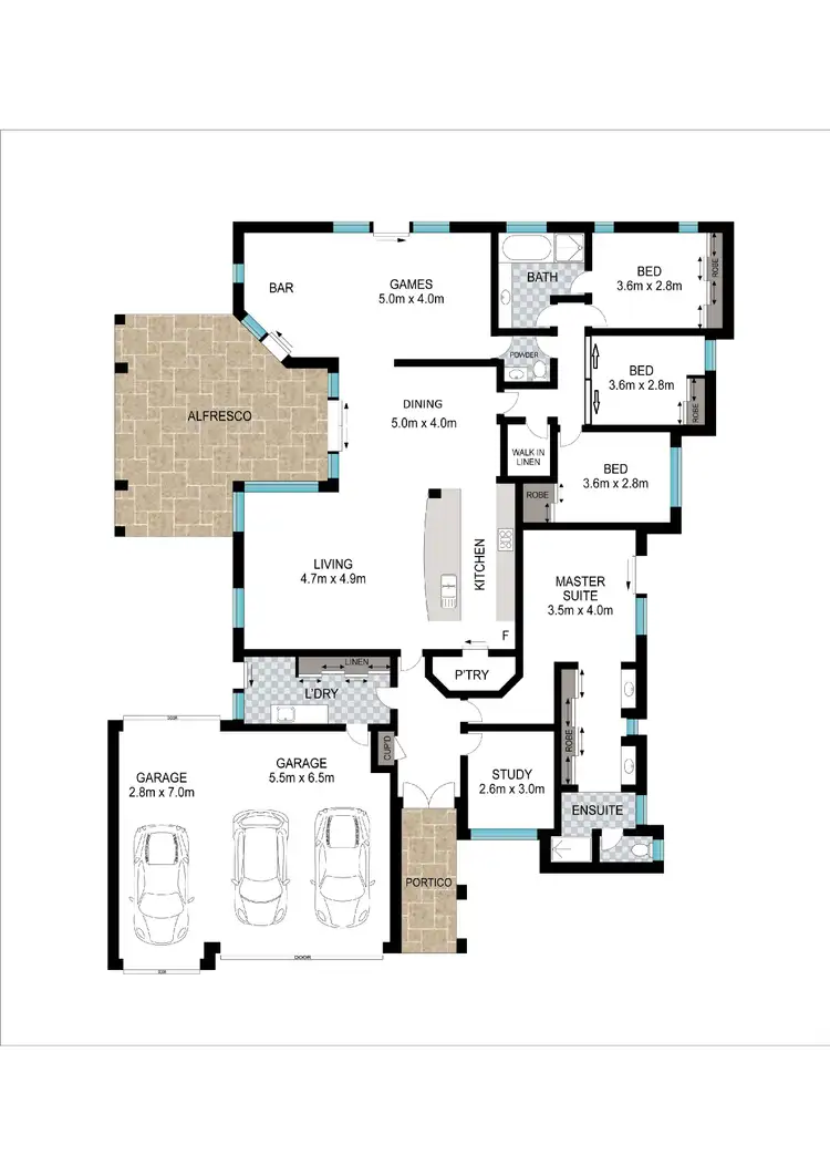 Floorplan of Homely house listing, 29 Daablone Vista, Dalyellup WA 6230
