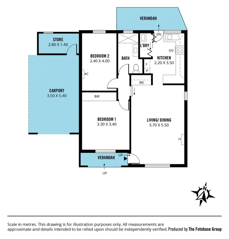 Floorplan of Homely unit listing, 22/6 View Street, Reynella SA 5161