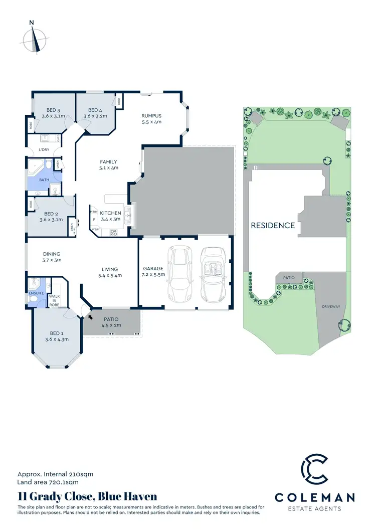 Floorplan of Homely house listing, 11 Grady Close, Blue Haven NSW 2262