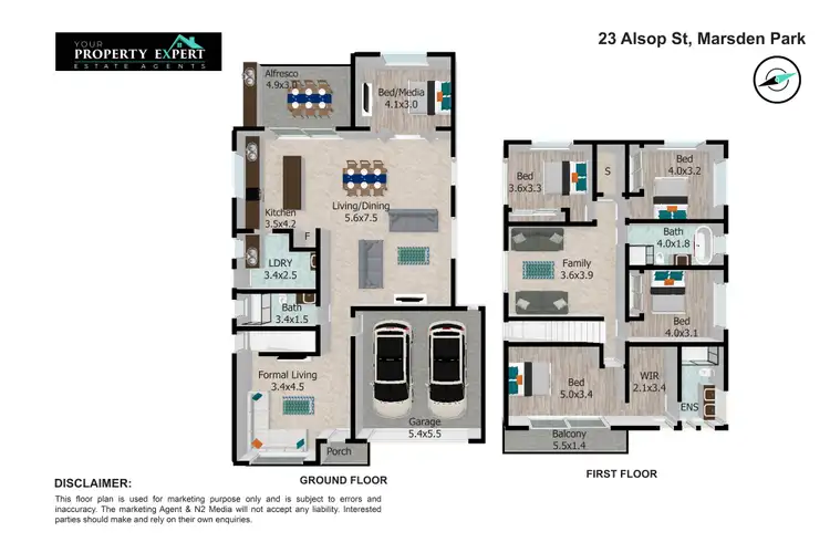 Floorplan of Homely house listing, 23 Alsop Street, Marsden Park NSW 2765