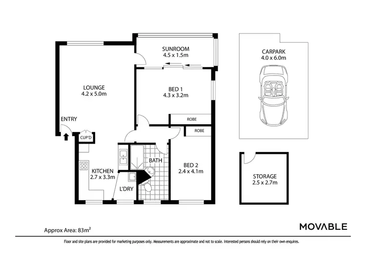 Floorplan of Homely apartment listing, 1/28 Kilgour Avenue, Merewether NSW 2291