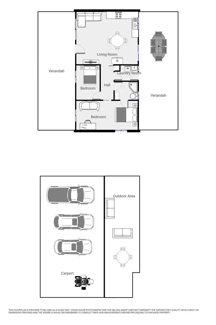 Floorplan of Homely rural property listing, 10 Nineteenth Street, Cardross VIC 3496