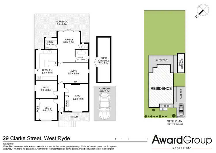 Floorplan of Homely house listing, 29 Clarke Street, West Ryde NSW 2114