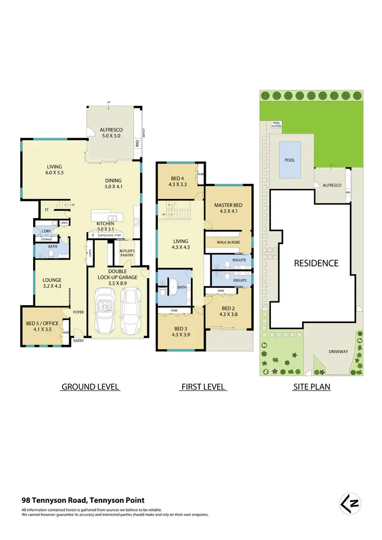 Floorplan of Homely house listing, 98 Tennyson Road, Tennyson Point NSW 2111