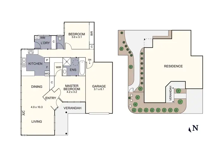 Floorplan of Homely unit listing, 2/13 Louisa Street, Croydon VIC 3136
