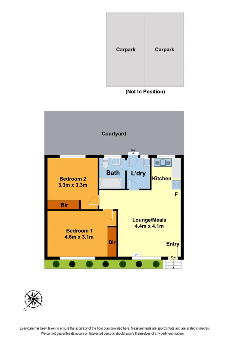 Floorplan of Homely unit listing, 3/22 Currajong Street, Thomastown VIC 3074