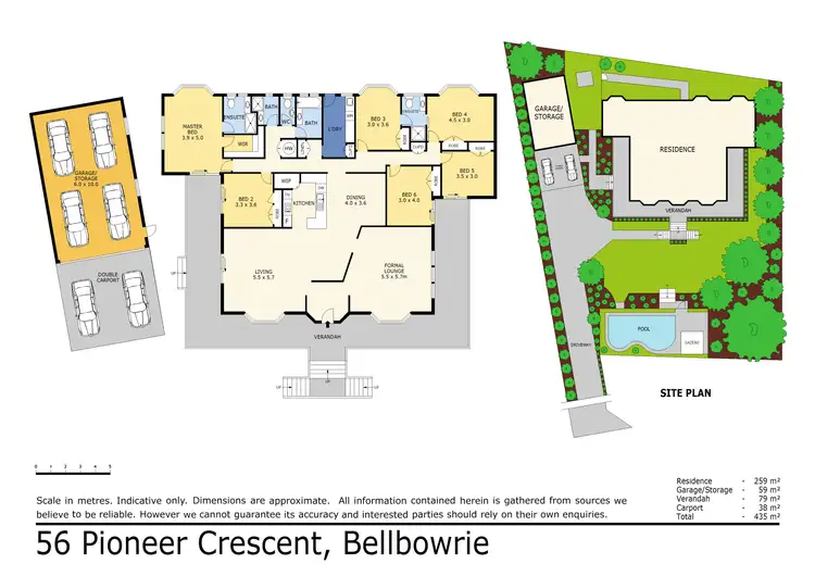 Floorplan of Homely house listing, 56 Pioneer Crescent, Bellbowrie QLD 4070